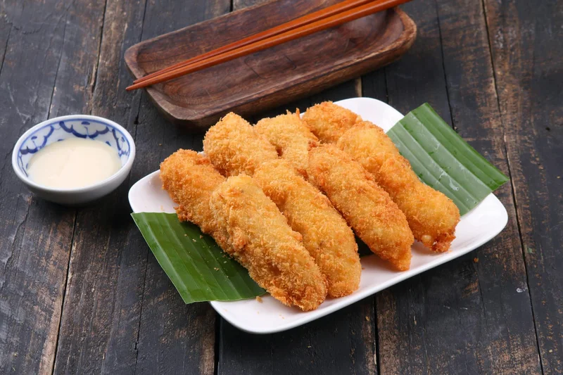Air-Fried Banana Fritters
