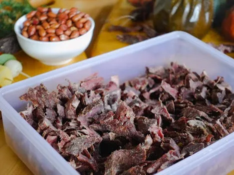 Air Fryer Beef Jerky Bites