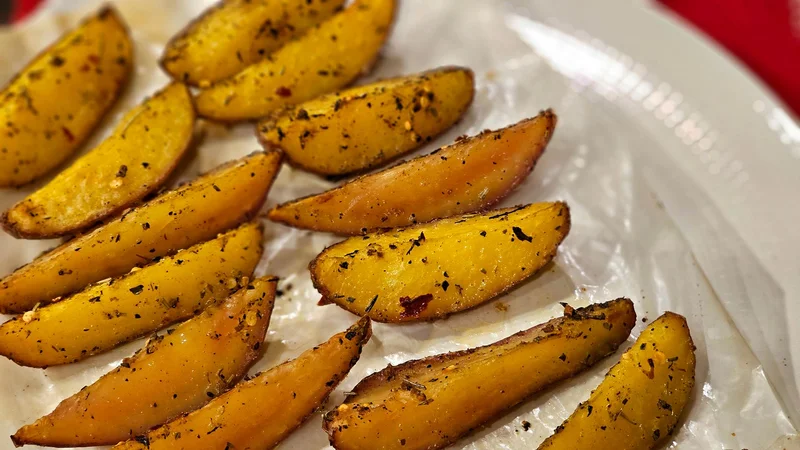 Air Fryer Cajun Spiced Potato Wedges