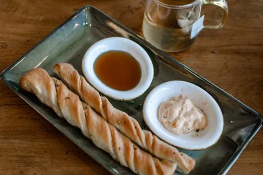 Air Fryer Garlic Herb Bread Sticks