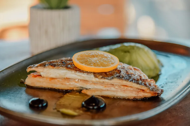 Air Fryer Mediterranean Sea Bass Fillets
