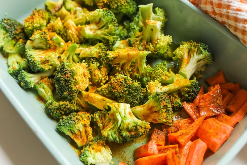 Air Fryer Spicy Chili Lime Broccoli