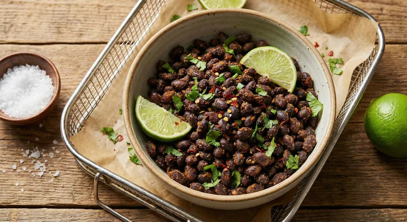 Black beans crispy