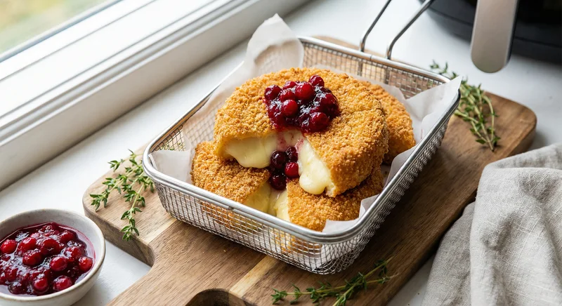 Breaded camembert