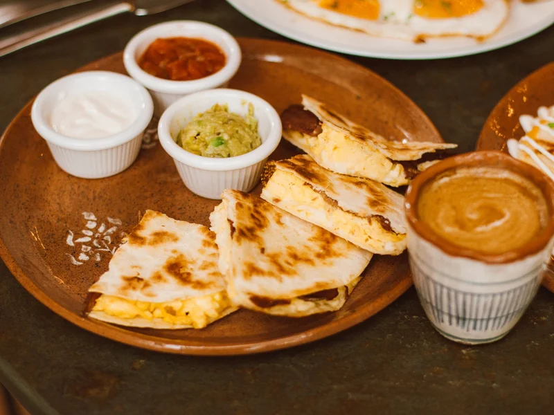 Quesadilla pentru micul dejun