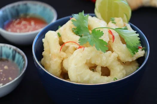 Crispy Air Fryer Calamari Rings