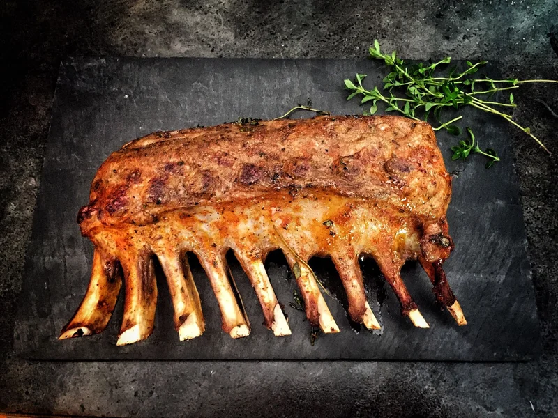 Air Fryer Dry Rub Pork Ribs