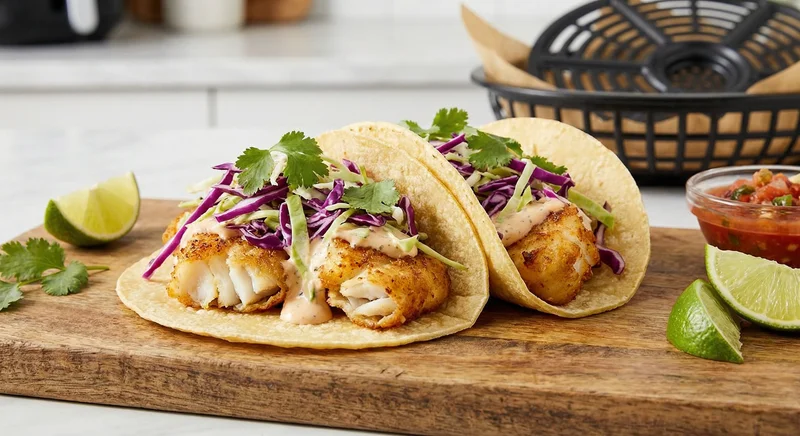 Air Fryer Fish Tacos