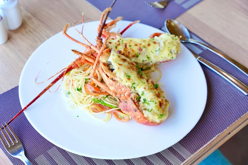 Garlic Butter Air Fryer Lobster Tails