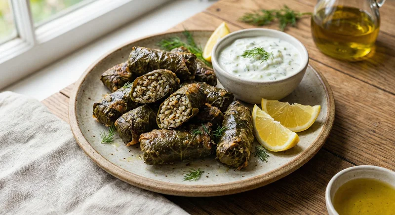 Grape leaves
