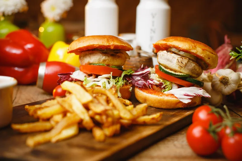 Burgeri cu halloumi