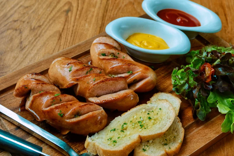 Air Fryer Maple Glazed Breakfast Sausages