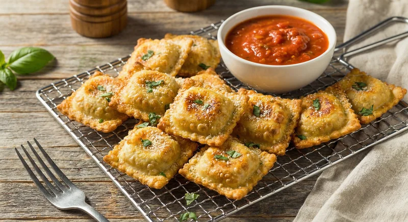 Ravioli crispy