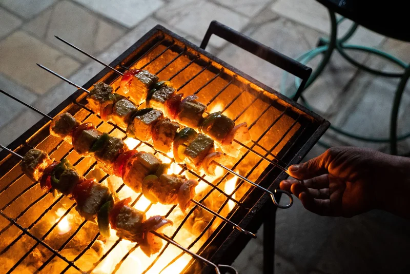Smoky White Bean & Tofu Skewers