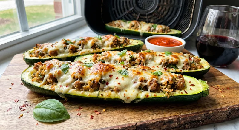 Stuffed zucchini